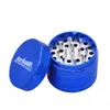 Premium Aluminum Metal Herb Grinder With Sharp Diamond Teeth 50MM 4 Layers Tobacco Grinder Herbal Miller