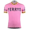 2024 Pro Team Ferrys Pink Summer Mens Cycling Jersey Bike Bike Clothing Mtb Ropa Ciclismo Maillot فقط
