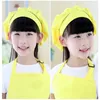 10 Colors Kids Aprons Pocket Craft Cooking Baking Art Children Painting Dining Bib Kitchen Supplies