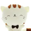 45cm素敵な大きな顔笑顔の猫のぬいぐるみぬいぐるみのソフトアニマルドールズファクトリー最低価格の子供向けのクリスマスギフト高品質のLA114