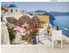 3d behang custom 3d muurschildering behang mediterrane Egeïsche zee home decor woonkamer muur bedekkende tv achtergrond 3D muurschildering behang papier