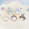 Enfance mon voisin charmant Totoro Chinchilla Brooch Button Button Pins Denim Veste Badge Badge Cartoon Animal Jewelry Gift