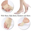 GENENT 2 STKS Gelbeveiliging Mouw Siliconen tenen Separator Voet Bunion Ondersteuning voor Pedicure Orthopedische HALLUX VALGUS CORRECTIE