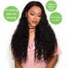 Afro Kinky Curly Hair 3pc z zamknięciem naturalny kolor 1028 cali Brazylijski splot włosów Non Remy Human Hair 18843867798915