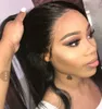 360 lace Frontal WigSilky Straight 130 Density Wig Brazilian Remy 100 Human Hair Full Lace Wigs and Natural Hairline5413442