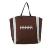 Blanks Cotton Canvas Softball Tote Bags Baseball Handbag Football Soccer Ball Bag With Hasps Closure Sports Package 17ht Zkk5921624