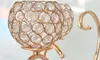 Portacandele in oro rosa nuziale elegante 65 cm altezza alta 5 braccia per la decorazione della festa di nozze Centerpieces