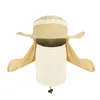 Nylon Utomhusfiske Sommarskugga Sun Solskyddsmedel Halsyta 360 ° Anti-UV Fisherman Hat Kombinationsfunktion Cap Hattar