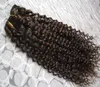 Peruvian Kinky Curly Human Hair 1 Piece Hair Weave Bundles 8-28inch Natural Free Shipping Remy Hair bundle
