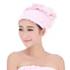 1pc Microfiber Soft Hair Drying Towel Hair Fast Drying Wrap Cap Cute High Absorbing Water Bath Hat Towel Home Bathroom