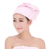 1pc Mikrofaser Weiches Haar Trocknen Handtuch Haar Schnell Trocknende Wrap Cap Nette Hohe Absorbierende Wasser Bad Hut Handtuch hause Badezimmer