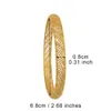 Anniyo 4 Pieces/Lot Ethiopian Gold Color Bangle for Women Dubai Bride Wedding Bracelet African Arab Jewelry Middle East #086006 L18101305