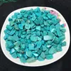 DingSheng Natural Green Turquoise Gravel Crystal Jade Quartz Tumbled Stone Ocean Minerals Chips For Gift Deco