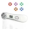 Mesoporazione del viso RF Acne Miglioramento 7 colori LED Elettroporazione Rimozione delle rughe Dispositivo di bellezza per ringiovanimento della pelle