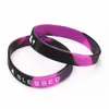 50PC nouvelle musique béni Silicone bracelet sport mélange couleur BraceletsBangles mélomane cadeaux bijoux en gros SH155