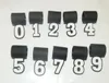 New Custom Silicone Numbers for Sport Tornado Titanium Necklace Baseball Number