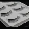 5 par Naturalne fałszywe rzęsy Ręcznie Makijaż Długie Grube Czarne Rozszerzenie Eye Lashes Crisscross Eyelash Tanie Darmowa Wysyłka