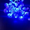50 Unids / lote Bola Redonda Globo Led Luces Mini Flash Lámparas para Linternas Decoración Del Banquete de Boda de Navidad Blanco, Amarillo, Rosa