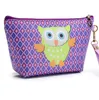 Trousse à cosmétiques portable en forme de hibou pour femmes, pochette à fermeture éclair, organisateur de toilette, maquillage de voyage, rangement de lavage, pochette de maquillage, porte-monnaie, sacs d'argent