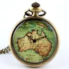 Womens Mens Quartz Pocket Watch 1pcs Vine Watch Necklace Gift Retro Australia Map Pendant Clock On Chain Dropshipping14915261