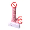 Sex MassagerFemale Dildo Penis Strong Sucker Roterande gungande vibration Teleskop Penis Mute Vattentät Vuxen Produkt Sex Leksaker för kvinna