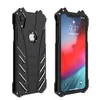 R-JUST Telefoon Gevallen voor Iphone 15 14 11 12 13 Pro MAX XS XR Metaal Aluminium Shockproof Dropproof Cover Armor antiklopmiddelen