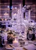 wholesale tall k9 5arms crystal glass candelabra Decorative tall wedding candelabra crystal wedding decoration centerpieces for home