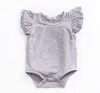Çocuk Giyim Ins Kızlar Tulum Toddle Fly Kollu Tulumlar Yenidoğan Moda Onesies Bebek Prenses Tutu Pamuk Bodysuits Bebek Giysileri B3762