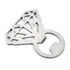 Bottle Opener Diamond Ring Shape Alloy Tool Wedding Party Birthday Baby Shower Favor Gift Souvenirs Bottle Opener9064283