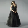 Vintage Sydafrika Prom Gown 2024 V Neck Lace Applique Zipper Sweep Train Arabiska klänningar Party Evening Wear Homecoming Formal Wear