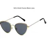 Cat Eye Sunglasses Women Metal Frame Sun glasses Female Eyes Sweet Cute Spectacles Trend Ladies Outdoor Personality Sunglass