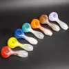 hand blown glass colorful spoon pipes smoking pipes concentrate hand pipes borosilicate glass pipe tobacco smoking glass bowls 3.5 Inch Glass Bowl Pipe for Smoking