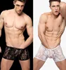 Sexiga Mens Underkläder Boxers Underkläder Transparent Male Calzoncillos Cuecas Shorts Boxer Mäns underbyxor