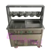 Beijamei 35 * 35 * 2.5cm Double Square Pan Smażone lody Roll Machine 110 V 220V Tajlandia Fry Ice Cream Machine
