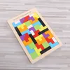 Ahşap Tangram Zeka Bulmaca Oyuncaklar Tetris Oyunu Kız Erkek Okul Öncesi Magination Entelektüel Eğitim Çocuk Hediye Komik gadgets