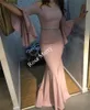 Seksi Siyah Artı Boyutu Mermaid anne Gelin Elbiseler 2020 Kapalı Omuz Uzun Kollu Ucuz Boncuklu Düğün Akşam Parti anneler Elbisesi