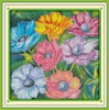 Gorgeous sunny flower home decor paintings ,Handmade Cross Stitch Embroidery Needlework sets counted print on canvas DMC 14CT /11CT