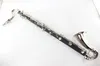 Buffé Svart Bass klarinett Högkvalitativ BB Clarinet Drop B Tuning Mahogny Clarinet Silver Plated Key Buffet Keys Musical Instrument