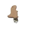 Natural Wood Baby Pacifier Clip Holders Bird Heart Bear Shape Wooden Clips Soother Infant Dummy Clasps Holder Accessories