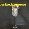 Ny stil Tall Crystal Wedding Centerpiece Acrylic Flower Stand Center Table Event Marriage Dekoration Best0321