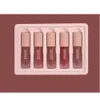 TENERE LIVE Set trucco Rossetto liquido 5 colori Set lucidalabbra opaco Set 5 pezzi Set lucidalabbra per le donne2898764