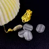 200st 8105mm Whiteclear Plastic Antipain Pad Ear Clip Antipain DIY Earring Finding7533589