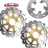 Suzuki GSXR1000 Front Rear Brake Rotors 용 Arashi Suzuki GSX R GSX-R GSXR 1000 2003 2004 GSXR600 GSXR750 600 750