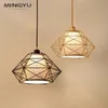 Restaurant Bar Chandeliers Lamps Single Pendant Light Round Ceiling Hanging Lamp Lighting for Indoor Home Deco
