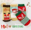 Christmas Kids Socks Children Terry warm socks Xmas Cute Cartoon Santa Animals Fox Bear 2018 Winter warm socks for infant toddler gift