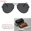 Brand Men Classic Aviation Sunglasses HD Polarisation Lenses conduisant Luxury Pilot Sun Glasses Femme OCULOS DE SOL3760471