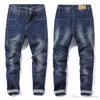 Outono inverno mens tamanho grande calças de brim dos homens de engorda aumento denim azul preto solto jeans gordura jovem grande calças plus size 28-48 JS730