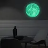 30 см большой Луны светятся в темноте световой стикер стены украшения дома декор