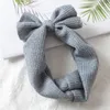 Baby Girl Fashion headband Toddler Autumn Winter Hairband Solid color soft Hair bands Elastic Hairbows 5Colors4884590