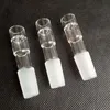 14mm male Glass Adpater Mouthpiece Stem Smoking Accessories Hookahs Tool Tube For Bubbler Water Bong Oil Rigs